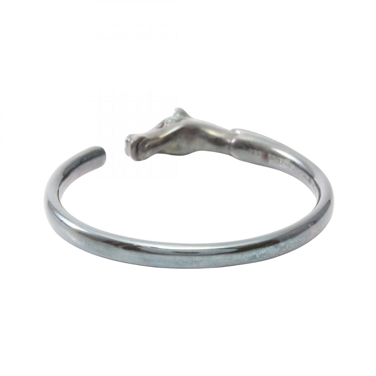 HERMÈS Cheval · Horse Bangle · Steel