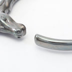 HERMÈS Cheval · Horse Bangle · Steel