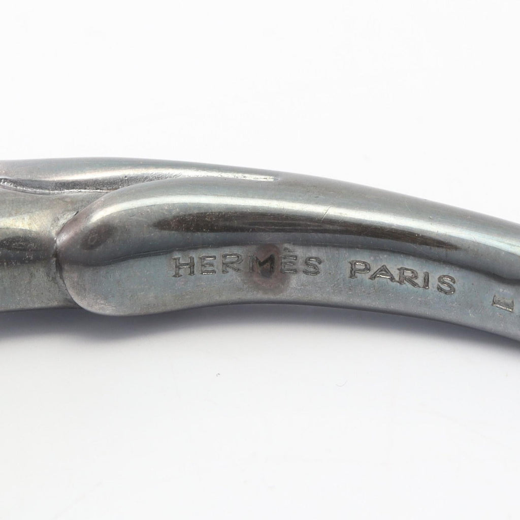 HERMÈS Cheval · Horse Bangle · Steel