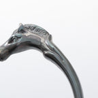 HERMÈS Cheval · Horse Bangle · Steel
