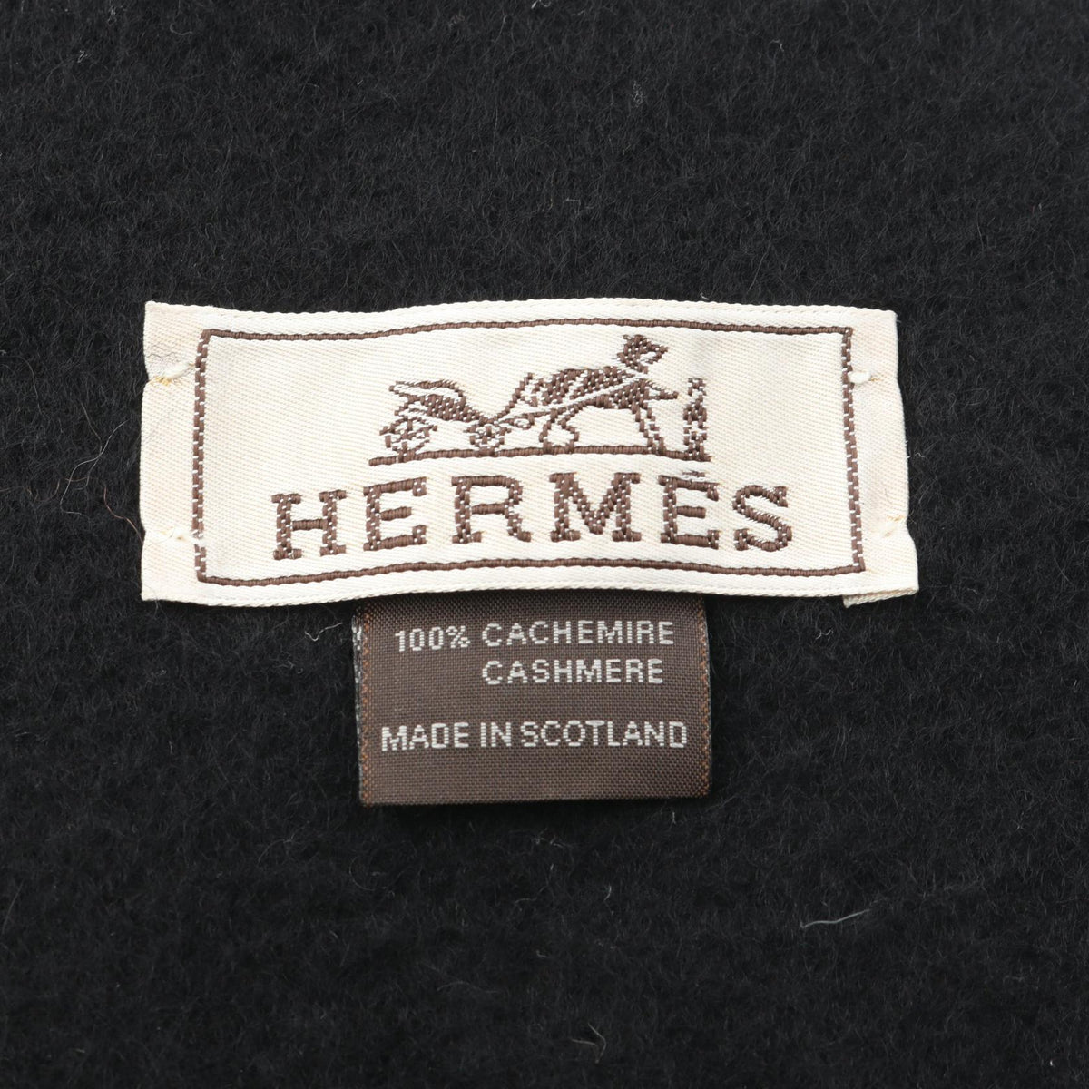 Hermès Logo Embroidery · Cashmere Shawl