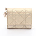 Dior Lady Dior · Cannage Lambskin · Tri-fold