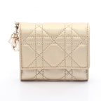 Dior Lady Dior · Cannage Lambskin · Tri-fold