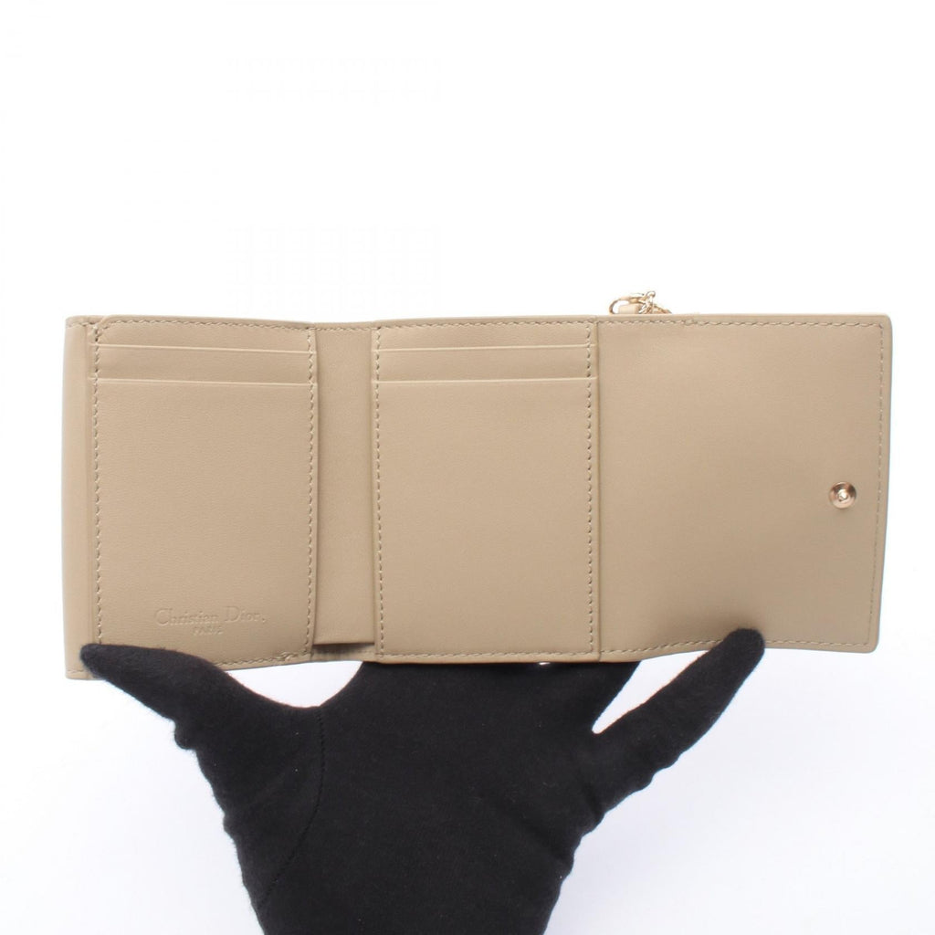 Dior Lady Dior · Cannage Lambskin · Tri-fold