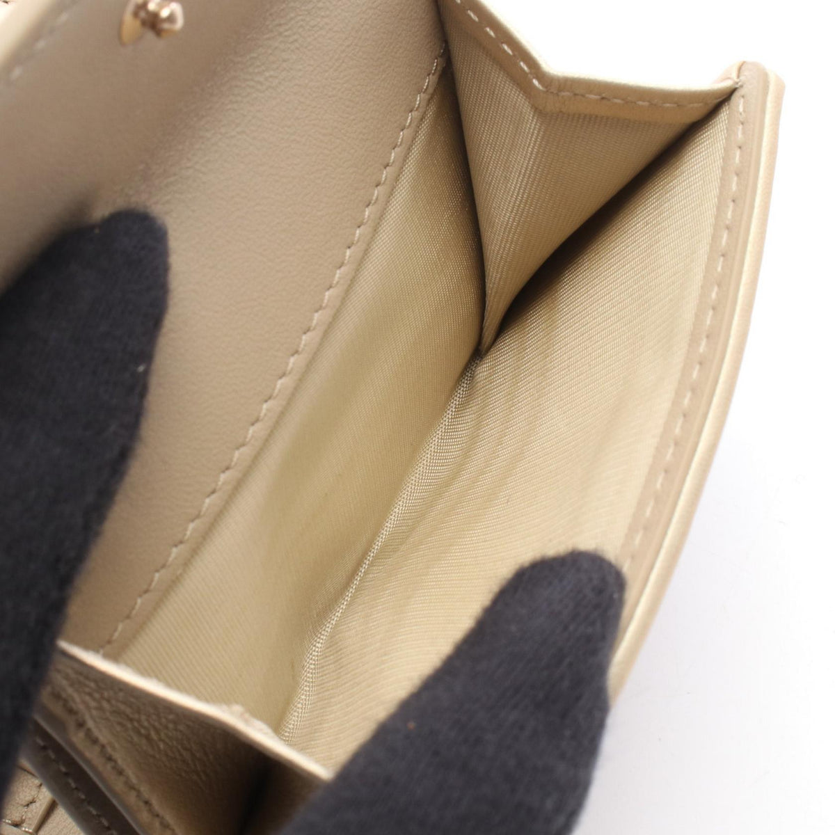 Dior Lady Dior · Cannage Lambskin · Tri-fold