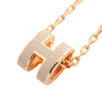 Hermès Mini Pop H · Necklace · Gold Plated