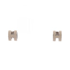 Hermès Mini Pop H · Earrings · Gold Plated