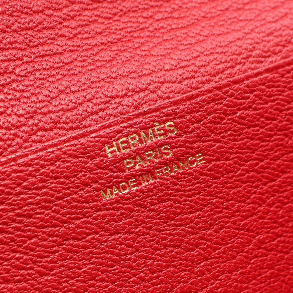 Hermès Bearn Soufflet · Chèvre · Gold Hardware