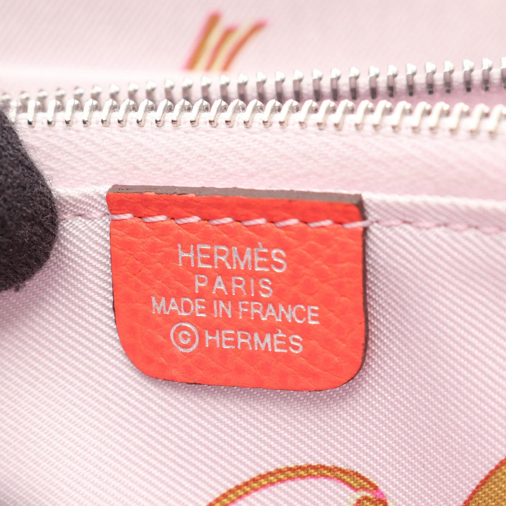 HERMÈS AZAP SilkIn · Epsom · Rose Texas