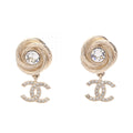 Chanel COCO Mark · Crystal Earrings