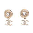 Chanel COCO Mark · Crystal Earrings