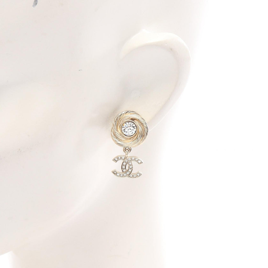 Chanel COCO Mark · Crystal Earrings