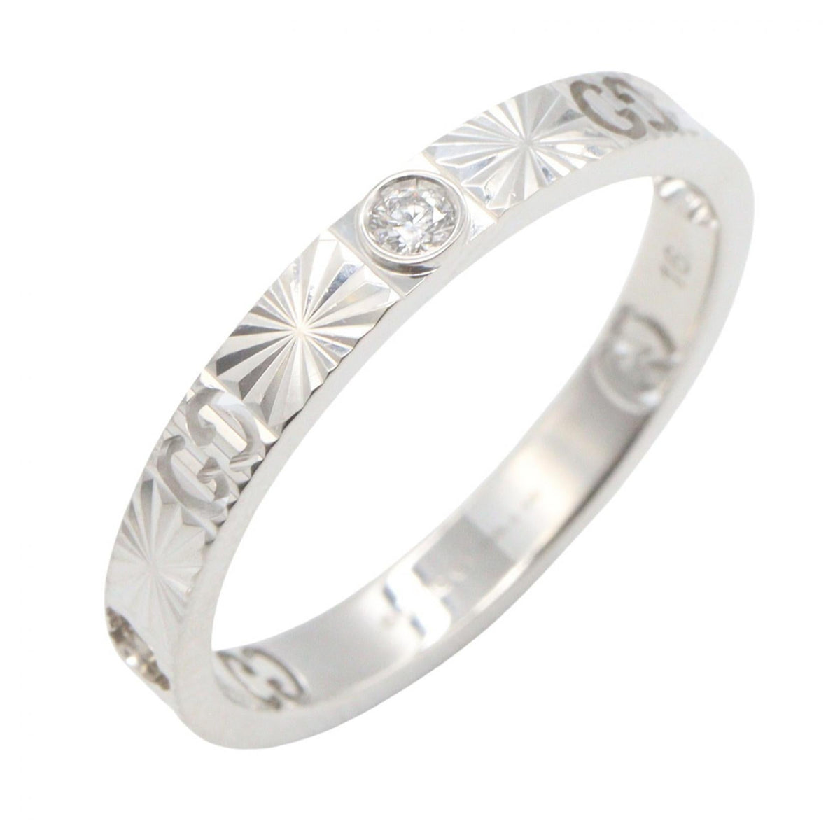 Gucci Icon Heart · Diamond · 18K White Gold