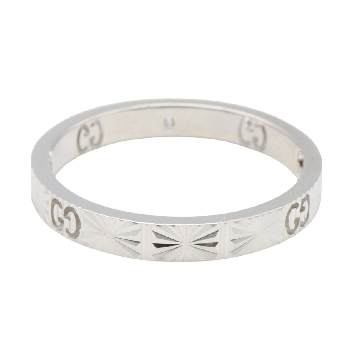 Gucci Icon Heart · Diamond · 18K White Gold