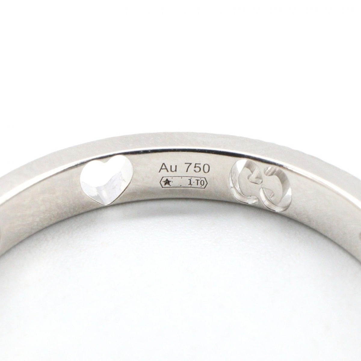 Gucci Icon Heart · Diamond · 18K White Gold