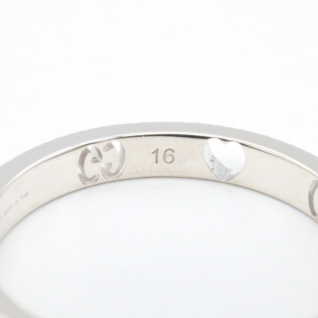 Gucci Icon Heart · Diamond · 18K White Gold