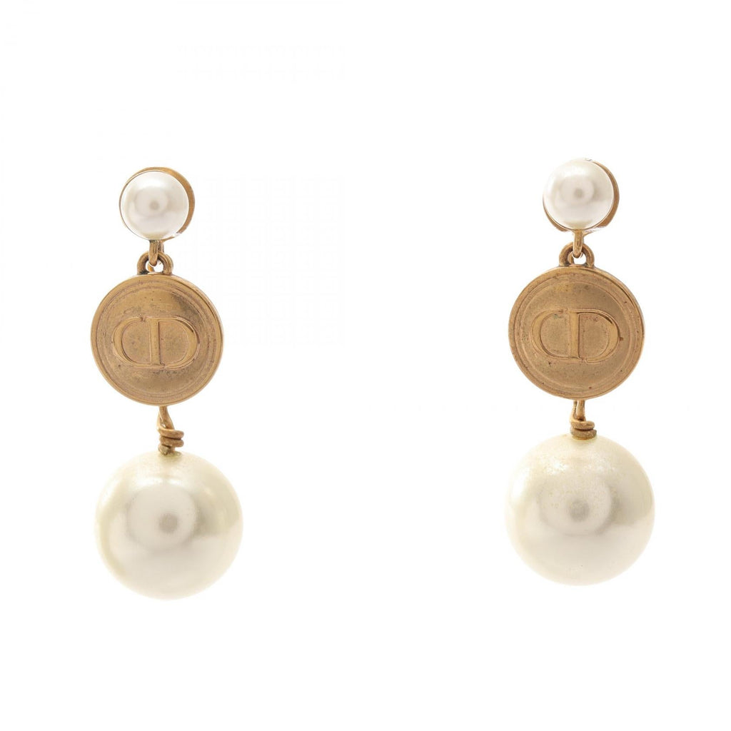 DIOR Tribal · Pearl Drop Earrings