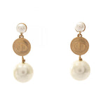 DIOR Tribal · Pearl Drop Earrings