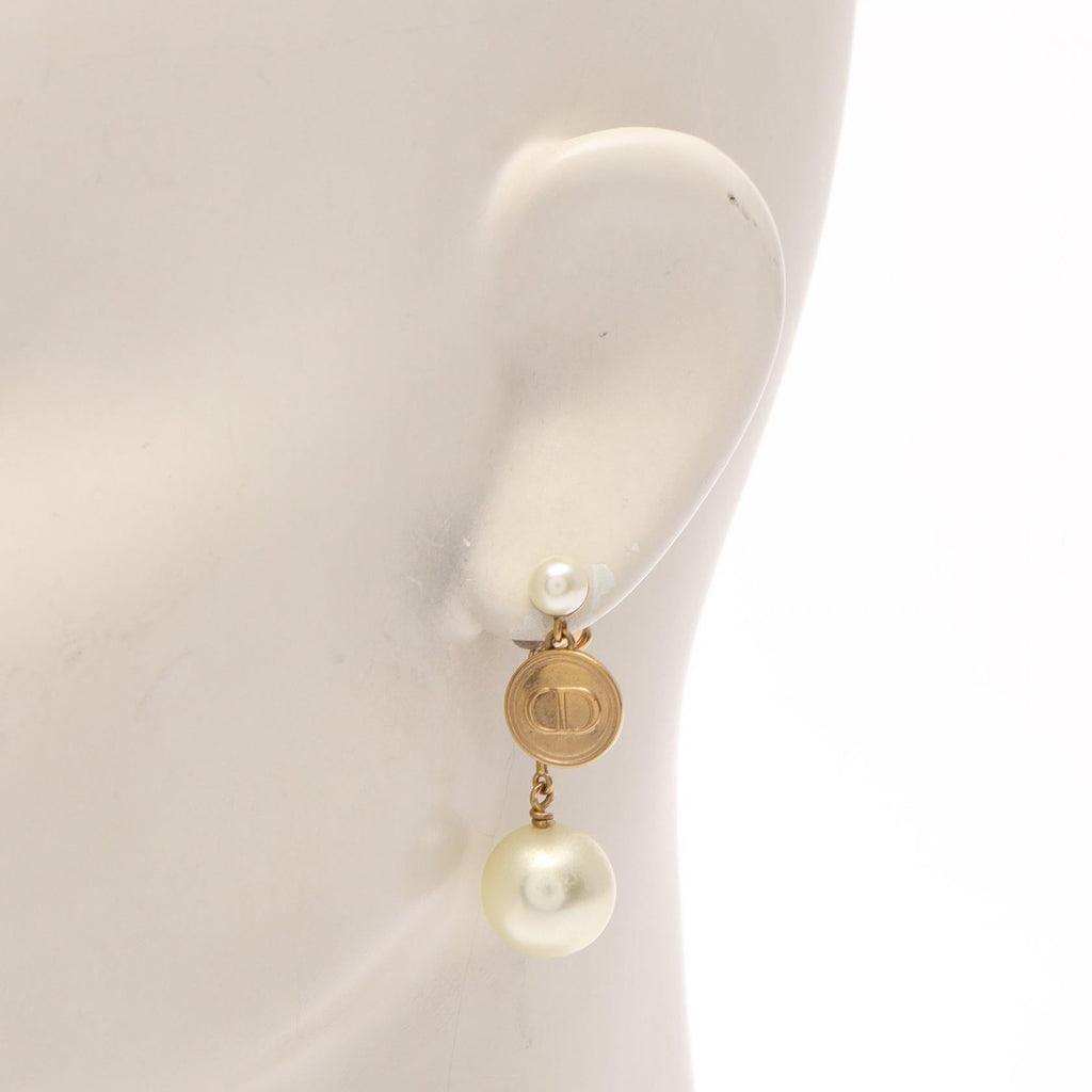 DIOR Tribal · Pearl Drop Earrings
