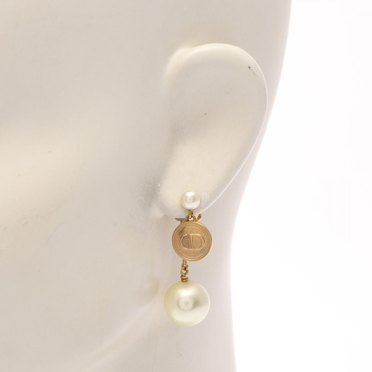 DIOR Tribal · Pearl Drop Earrings