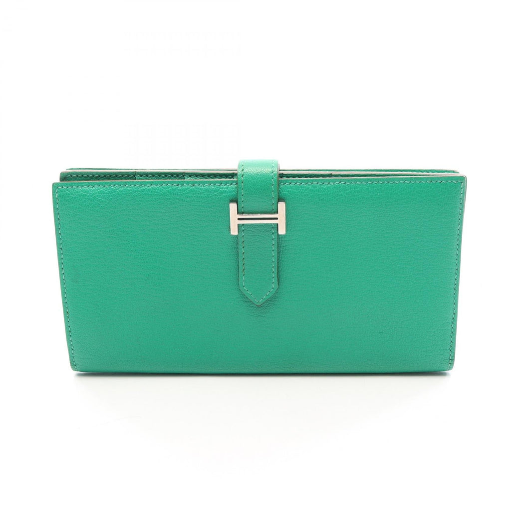 Hermès Bearn Soufflet · Chèvre Leather