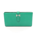 Hermès Bearn Soufflet · Chèvre Leather