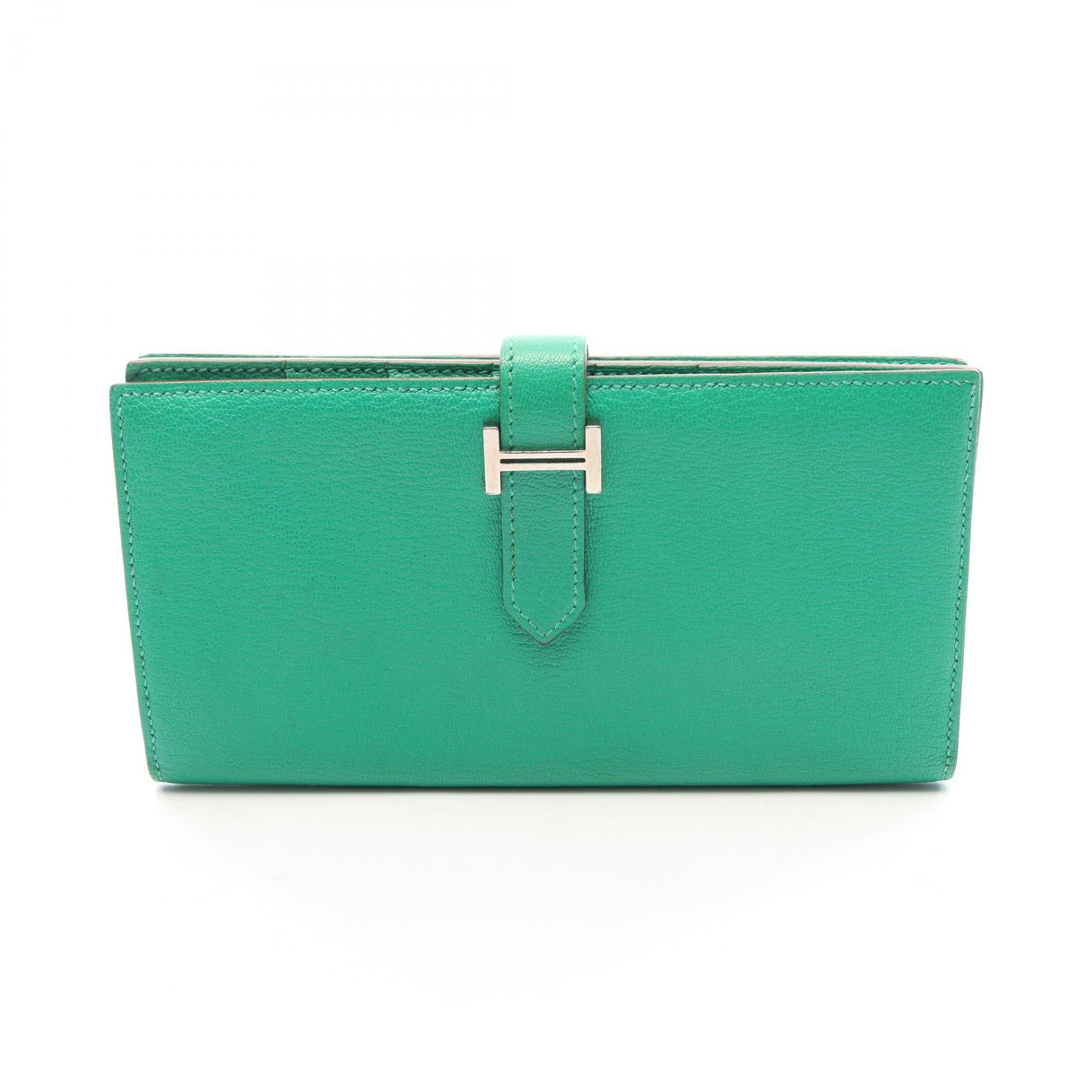 Hermès Bearn Soufflet · Chèvre Leather
