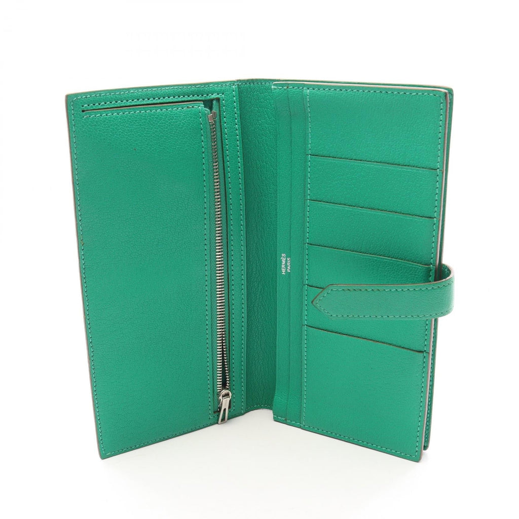Hermès Bearn Soufflet · Chèvre Leather