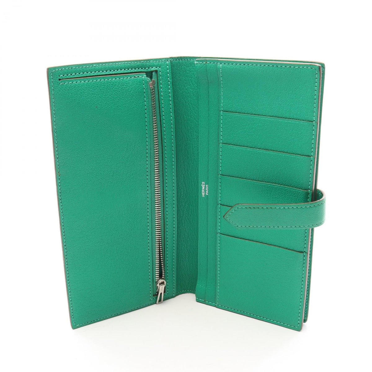 Hermès Bearn Soufflet · Chèvre Leather