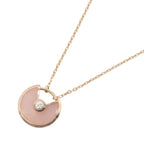 Cartier Amulette · Rose Gold · Pink Opal