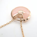 Cartier Amulette · Rose Gold · Pink Opal