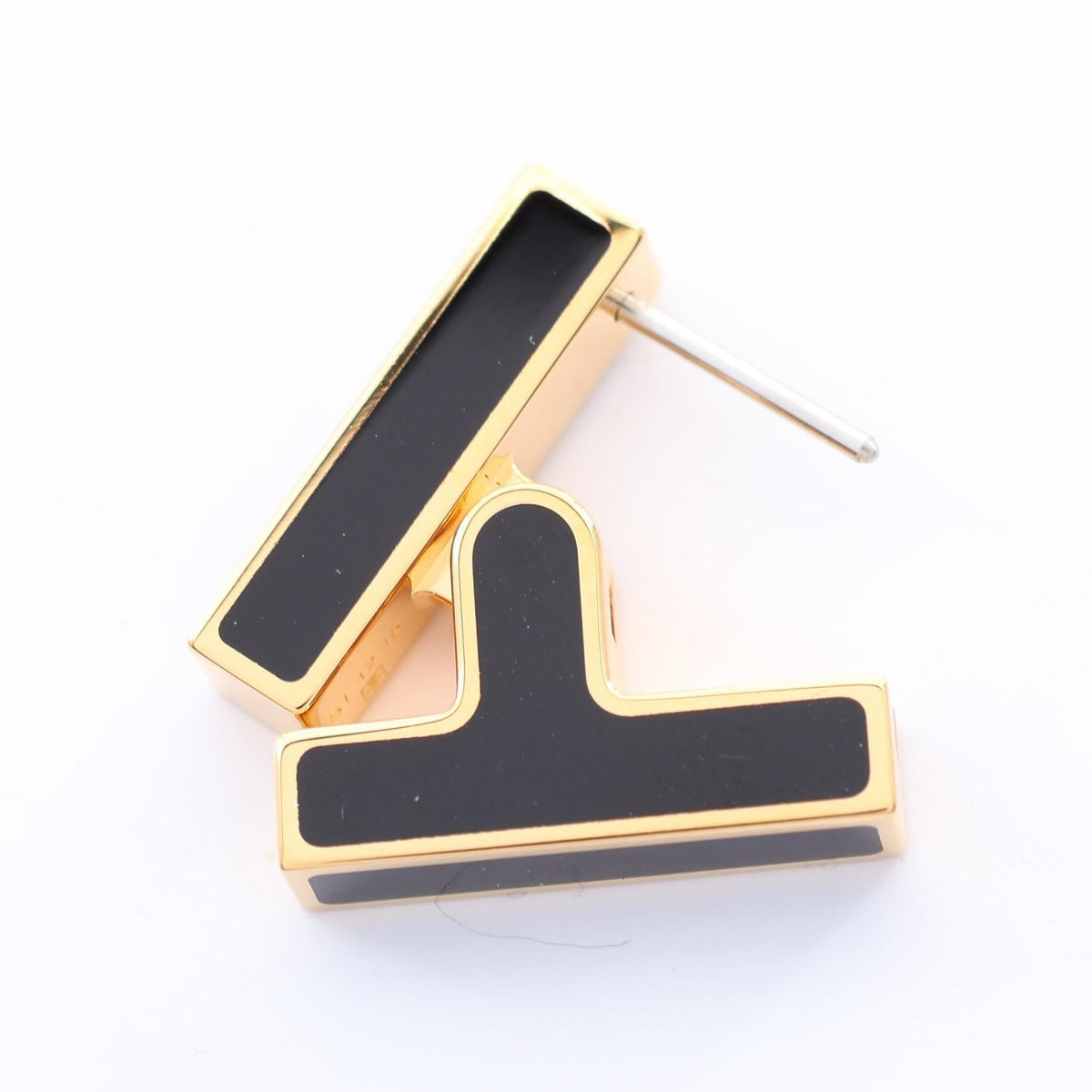 Hermès Single H · Pierced Earrings