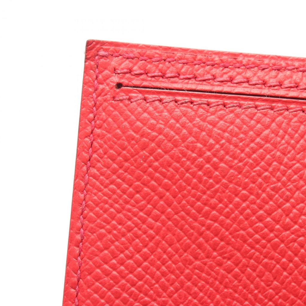 Hermès Bearn Soufflet · Epsom · Bougainvillier