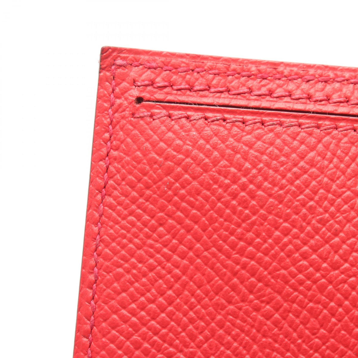 Hermès Bearn Soufflet · Epsom · Bougainvillier