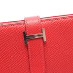 Hermès Bearn Soufflet · Epsom · Bougainvillier
