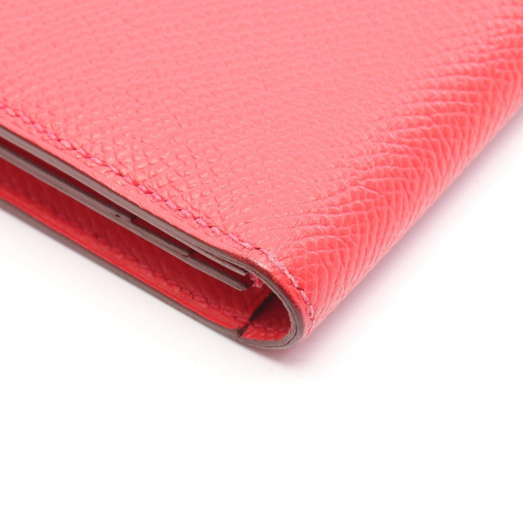 Hermès Bearn Soufflet · Epsom · Bougainvillier