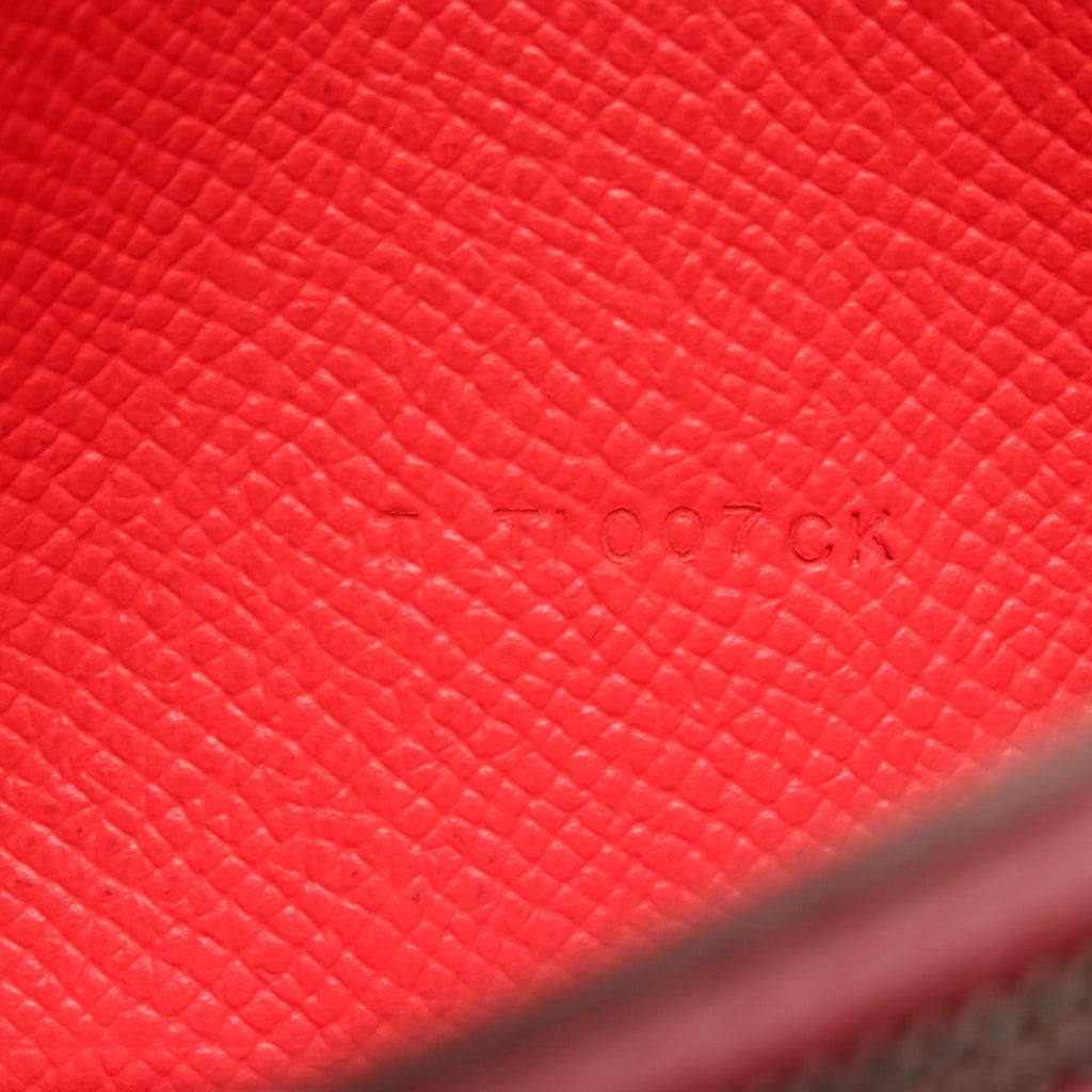 Hermès Bearn Soufflet · Epsom · Bougainvillier