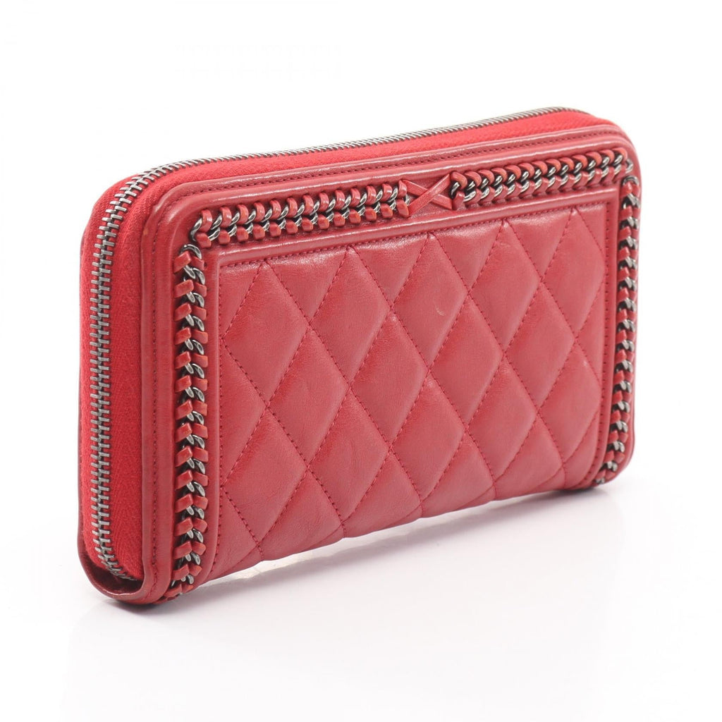 Chanel Boy · Antique Silver Hardware · Leather