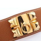 Hermès Collier de Chien · Gold Plated Epsom