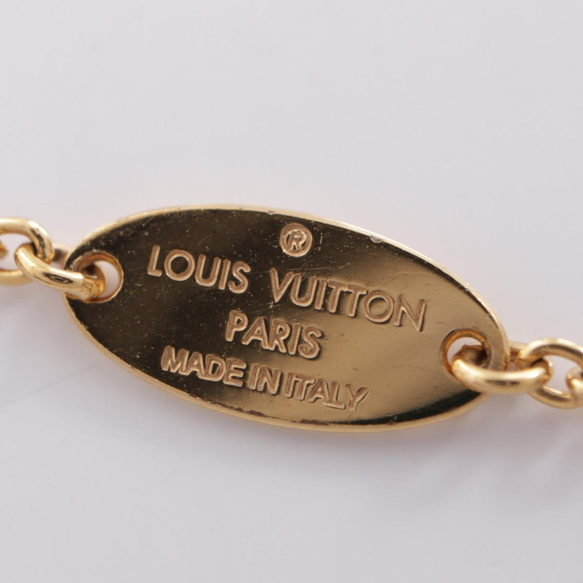 Louis Vuitton Collier L to V · Two-Tone
