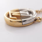 Louis Vuitton Collier L to V · Two-Tone