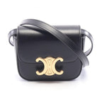CELINE Mini Claude · Leather Shoulder Bag