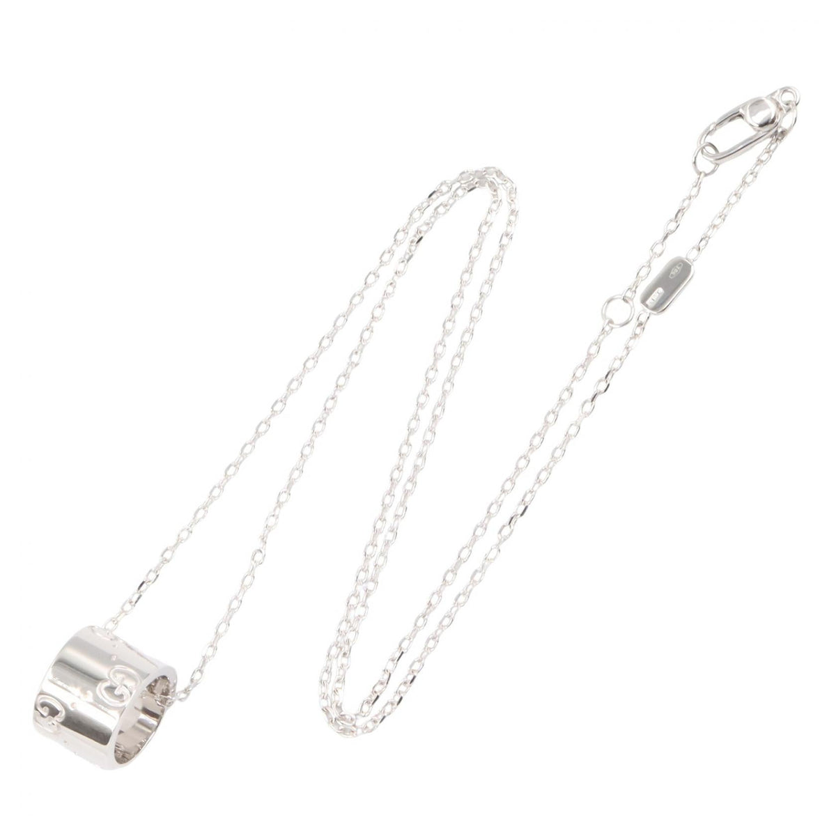 Gucci Icon · 18K White Gold Necklace