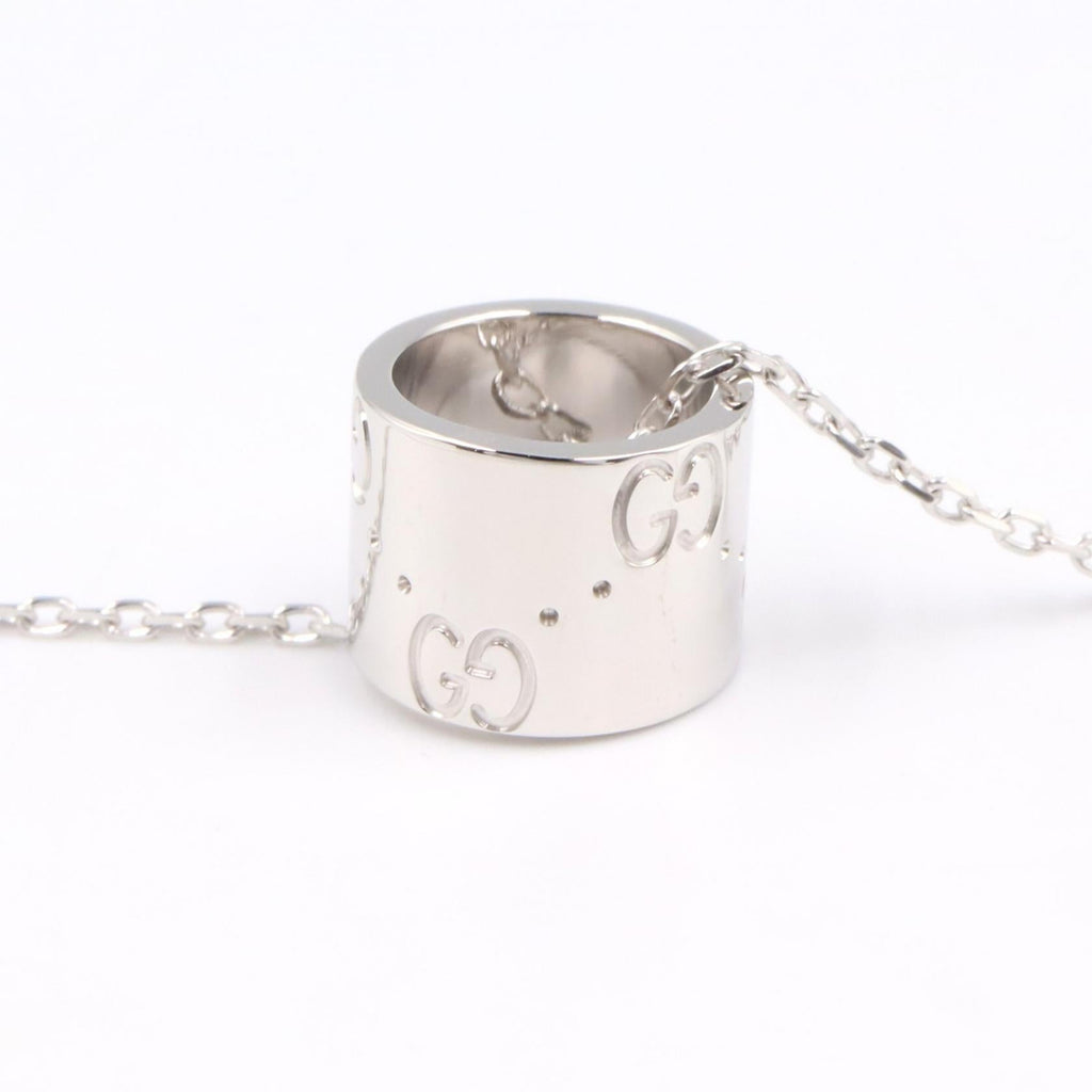 Gucci Icon · 18K White Gold Necklace