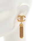 Chanel CC Fringe Swing Earrings