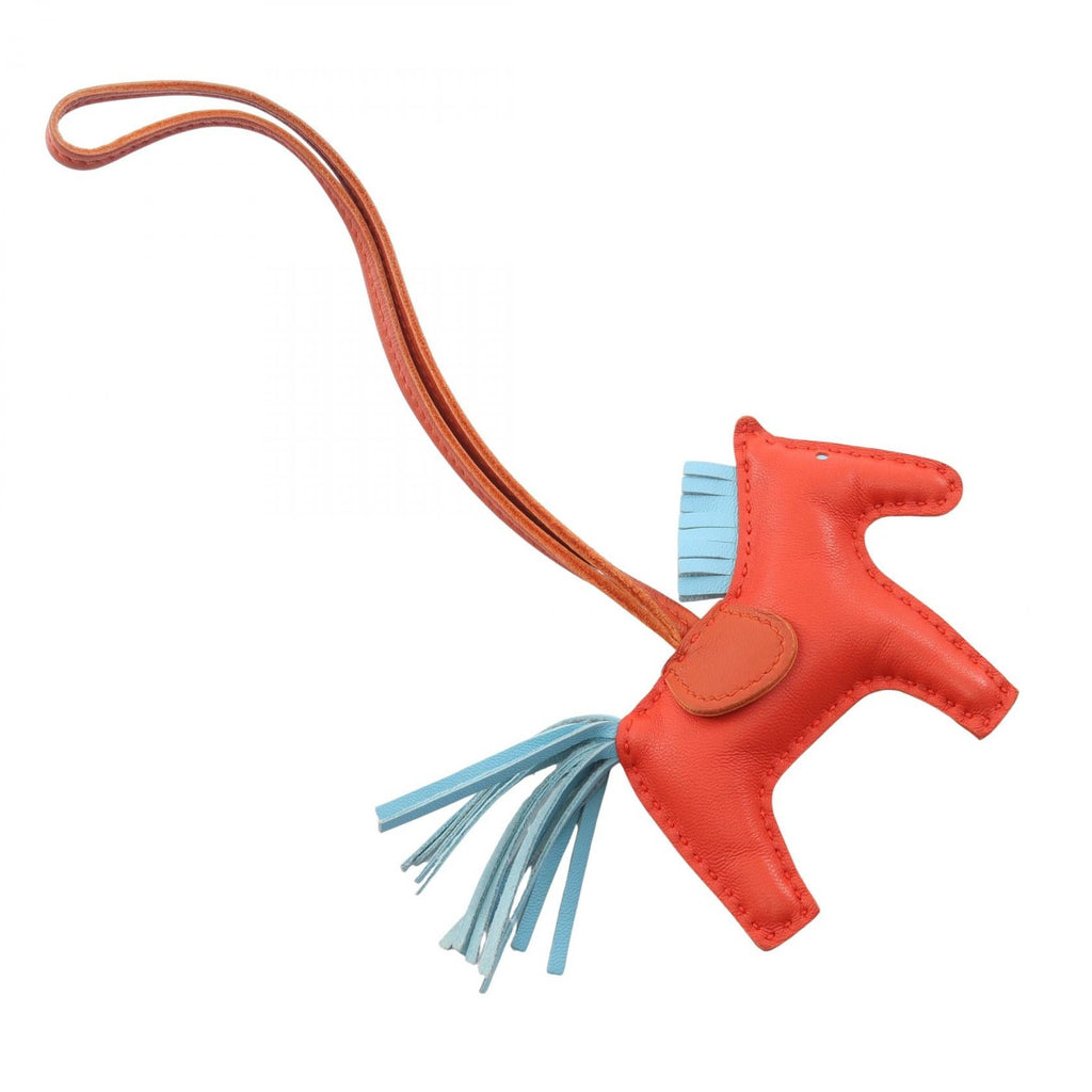 HERMÈS Rodeo PM · Tricolor Agneau Milo Charm