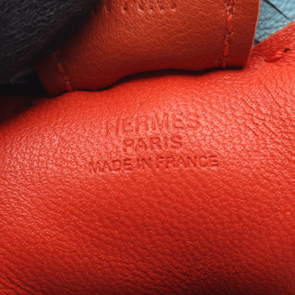 HERMÈS Rodeo PM · Tricolor Agneau Milo Charm