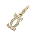 Cartier 2C Charm · 18K Yellow Gold · Diamond