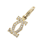 Cartier 2C Charm · 18K Yellow Gold · Diamond