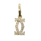 Cartier 2C Charm · 18K Yellow Gold · Diamond